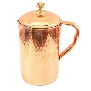 Pichet à eau pour la santé pour la décoration de table de vaisselle pichet à eau en cuivre pichet à eau en cuivre avec couvercle - Product Image 3