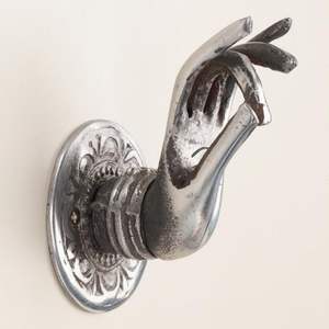 Metal Wall Hook High Bathroom Kitchen Towel <b>Coat</b> Holder Organizer Storage Superior Finish Modern Design Build - Product Image 3