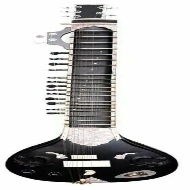 Indian Musical High Quality Electric Travel Sitar String Instrument With Bag Sitar luxury