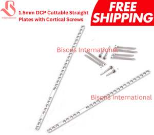 Juego de Instrumentos Quirúrgicos Ortopédicos Maxilofaciales de Acero Inoxidable BI-00278 de Bisons International, Placas de Fijación Ósea CMF - Product Image 4