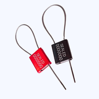 JHAS Sicheres Aluminium Verzinktes Eisen-Kabel Kraftstofftank-Dichtungsschloss (26x22mm) Langlebiges Starkes Modell C106 Mehrfarbig für LKWs und Tankwagen