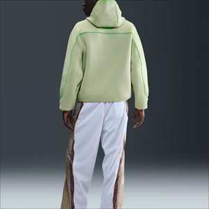 Sweat à capuche épais et ample en coton premium avec fermeture éclair pour homme, brodé, écologique, respirant, automne, haute qualité - Product Image 4