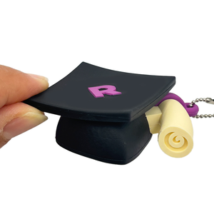 Memorias USB 3.0 de 4GB/32GB/256GB con Forma de Birrete y Certificado de Graduación Escolar, Recuerdo Universitario Duradero con Logotipo Personalizado - Product Image 2