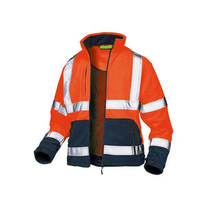 Chaqueta de trabajo de seguridad con estampado de logotipo personalizado 2025 para adultos, mangas completas, cremallera frontal reflectante antiestática a prueba de agua - Product Image 2