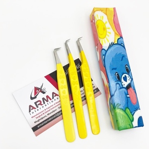 Pinzas Profesionales para Pestañas de 90 Grados con Punta Lisa, Diseño de Mármol, Acero Inoxidable, Antimagnéticas, Duraderas, con Logotipo Personalizado - Product Image 6