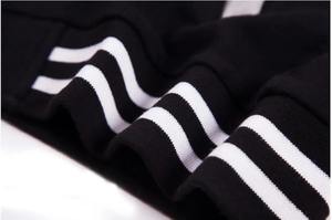 Blouson universitaire unisexe doux et respirant, 65% Coton 35% Polyester, style baseball décontracté d'hiver, coupe ajustée, vente en gros - Product Image 2