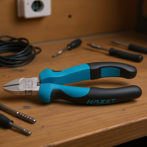 Cortador Diagonal Cromado Brillante Hazet, Herramienta Esencial para Crimpar Cables - Product Image 3