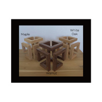 Lampe de chevet en bois moderne Lampe de table avec lampe de bureau LED Veilleuse Knick-Knack