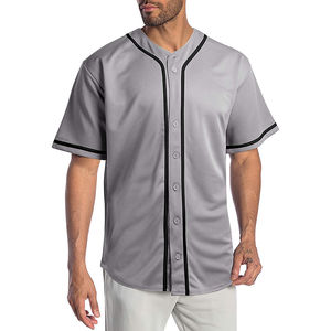 Maillot de baseball pour homme en tissu respirant, antibactérien, à séchage rapide, anti-UV, impression personnalisée, 100% autre matière, vente en gros - Product Image 4