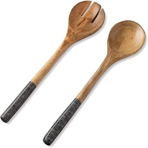 Cubiertos de madera de abedul de primera calidad, cubiertos de madera duraderos y elegantes para el hogar y el comedor para fiestas y recepciones de bodas - Product Image 6