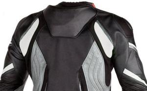 Chaqueta de moto para hombre, chaqueta de moto textil, chaqueta de montar de motorista de carreras en forro blanco - Product Image 4