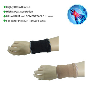 Bande de soutien pour poignet tricotée, respirante, élastique, ajustement universel, fine, toutes saisons, unisexe - Product Image 3