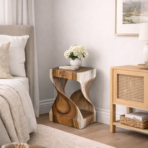 เก้าอี้/โต๊ะข้างไม้โมก (ไม้โมกแท้) รุ่นพิเศษ ราคาพิเศษ ทำความสะอาดง่าย เป็นมิตรกับสิ่งแวดล้อม ใช้ได้ทั้งภายในและภายนอกอาคาร - Product Image 3