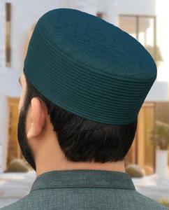 Elegantes Topi islámicos con patrón cosido tradicional perfecto para oraciones diarias de Eid namaz y celebraciones culturales - Product Image 5
