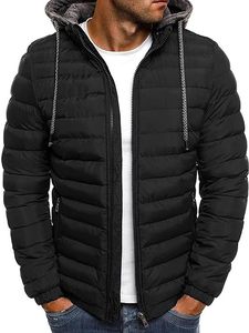 Wholesale Nylon Winter Puffer Jackets Hood Custom Logo Bubble Puff Fill Warm Duck <b>Feather</b> Zip High Quality Fabric Different - Product Image 2