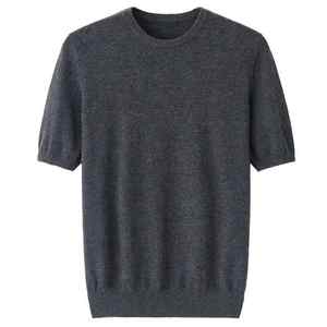 เสื้อยืดผ้าฝ้ายสีดำสำหรับผู้ชายเสื้อยืดผ้าฝ้าย100% สีดำพิมพ์ลายสีทึบโลโก้ตามสั่ง2025 - Product Image 6