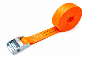 Sangle d'arrimage robuste en polyester de 38 mm, 450 kg, avec boucle à came sans crochet pour camion, remorque, fret - Fabricant OEM - Product Image 5