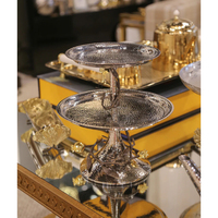 ROYAL HOME COLLECTION CS035 Nouveau design élégant, vaisselle de décoration d'intérieur écologique de haute qualité, support à gâteau en métal inoxydable