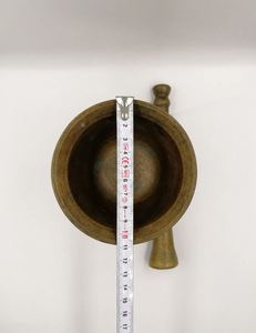 Nuevo diseño, mortero de latón, accesorios de cocina de Metal para el hogar, restaurante, molinillo de hierbas y especias, trituradora para sal, comida, medicina - Product Image 5