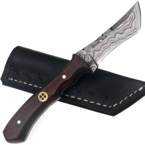 Tendencia de alta calidad al por mayor bajo precio 6 "hecho en fábrica OEM hecho a mano cuchillo de acero de Damasco - Product Image 3