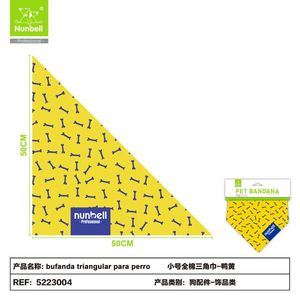 Pañuelo Triangular de Algodón Grande para Perros al por Mayor, Bufanda para Mascotas, Accesorios y Adornos para Mascotas, Fabricante - Product Image 1