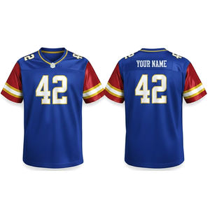 Meilleur fabricant et fournisseur de maillots de football américain 2026 Nouveauté Maillot de football américain personnalisé imprimé - Product Image 1