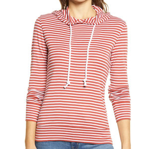 <b>Stripped</b> Design Women Pullover Full Sleeves & Custom Logo With Adjustable Drawstrings And Customizable Logo Design For Comfort - Product Image 1