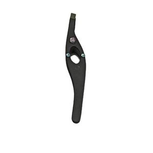 Pinzas para Cejas de Acero Inoxidable con Punta Inclinada y Diseño de Corte de Diamante, Color Negro, Herramienta de Belleza para Depilación - Product Image 1