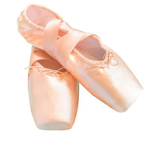 Scarpe da punta in raso comode per ragazze, sneakers da balletto morbide con fodera in vera pelle, rete e tela, stile sportivo alla moda - Product Image 3