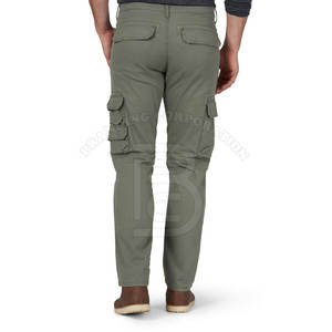 Professional Manufactured <b>Men</b> <b>Grey</b> Nylon Material Breathable <b>Cargo</b> Jogging Trousers With Elastic Waist for Sale - Product Image 2