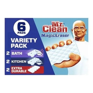 Mr. Clean Magic Eraser Extra Durable 2 Pads Power Scrub Clean Durafoam Blanc, Lot de 3 - Product Image 2