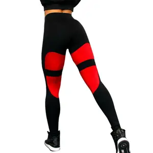 Ropa de gimnasio Leggings Fabricante personalizado en alta calidad Logotipo personalizado Mujeres Leggings Material transpirable Color sólido