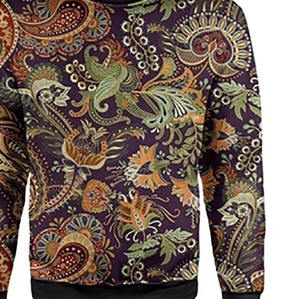 2025 sweat-shirt streetwear surdimensionné à manches longues pour femmes 100% coton imprimé sublimation pour la saison d'hiver noël-vente en gros - Product Image 3