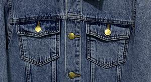 เสื้อแจ็กเก็ตยีนส์คอปกตั้งแขนยาวสำหรับผู้ชายเสื้อแจ็คเก็ตผ้าเดนิมผ้าฝ้าย100% ซักได้สำหรับใส่กลางแจ้ง - Product Image 4