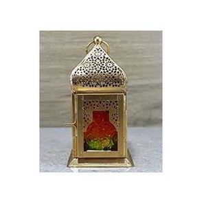 Lanterne marocaine Lanterne en métal fabriquée à la main pour la décoration de la maison du Ramadan Fournisseur de lampes à bougies par l'Inde - Product Image 3