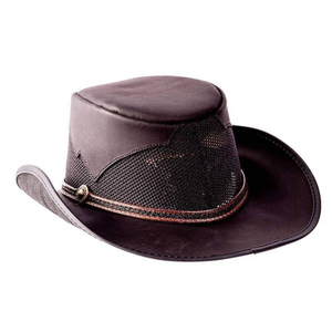 Chapeaux de cowboy en cuir véritable de qualité supérieure avec logo personnalisé, chapeaux de randonnée élégants pour hommes et femmes - Product Image 4