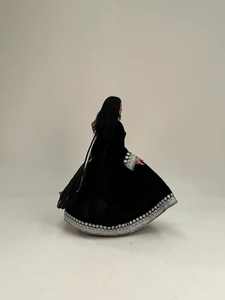 Custom Sizes Women's Long Dress with Lace Black Color Long Sleeves New Style Zipper Decoration <b>Wedding</b> Party Dress for Adults - Product Image 4