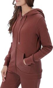 Sudadera con capucha de manga larga con cremallera para mujer transpirable más vendida, ropa de invierno de estilo único, Sudadera con capucha, tela cómoda - Product Image 5