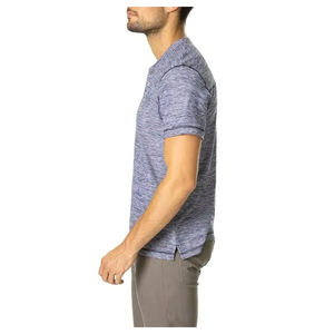 2024 gros personnalisé hommes cou T-Shirt haute qualité tricoté tissu Unique Vintage Style impression conception bouffée techniques pour une utilisation en salle de sport - Product Image 2