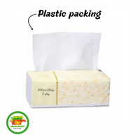 Sacs d'emballage personnalisés en PE à fond carré, durables, pour mouchoirs en papier, fabriqués au Vietnam par un fournisseur de haute qualité