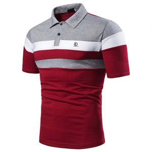 Cómoda camiseta Polo de tela Camiseta Polo de diseño único para hombres en color sólido - Product Image 1
