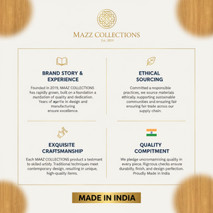 Bandeja de Servicio Ovalada de Metal, Hecha a Mano, Ecológica, Duradera, Decorativa, Moderna, Personalizable, con Acabado Pulido de Latón, Sólida - Product Image 4