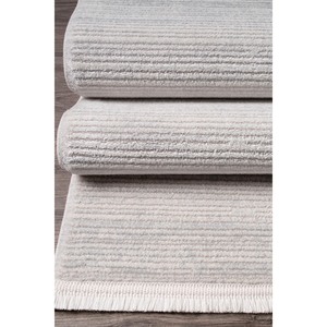 Tapis d'intérieur Netline 100% acrylique A0239 beige, design moderne, 80x150 cm, kg pour Home Depot, non-muant, facile à nettoyer, chambre à coucher, bureau, enfants - Product Image 3