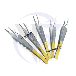 Pinzas Adson quirúrgicas y dentales de grado médico, fórceps de tejido/vendaje, instrumentos de acero inoxidable más vendidos 2026 Wenquar - Product Image 4