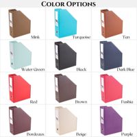 Bandeja organizadora de papel de oficina de escritorio, soporte para revistas y organizador de documentos, caja de archivos, carpeta de archivos que ahorra espacio, carpeta de documentos