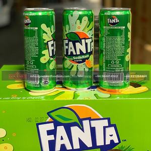 Fanta Cream Soda 320ml Refresco carbonatado afrutado en botella Embalaje Variedad de arándanos para venta al por mayor Empaquetado en caja - Product Image 2