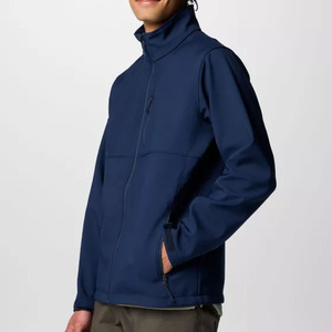 Chaqueta Softshell Ajustable para Hombre, Transpirable, Impermeable, Cortavientos, con Cuello Alto, Cremallera, Informal, de Nailon - Product Image 5