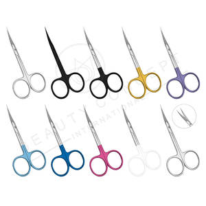 Ciseaux de manucure colorés ciseaux de beauté compacts de qualité supérieure ciseaux à ongles sur mesure avec lame droite durable - Product Image 3