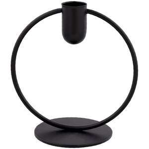 Tout nouveau bougeoir à anneau en fer fait à la main support de bougie unique Unique avec cadre circulaire moderne pour décor de maison ou d'événement élégant - Product Image 1