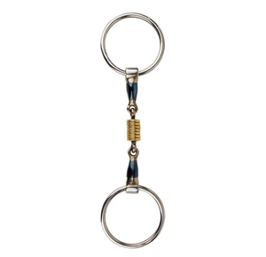 บิตม้าแบบ Double Joint Baucher Snaffle ทำจากสแตนเลสสตีล คุณภาพสูง พร้อมห่วงหลวม สำหรับขี่ม้า - Product Image 5